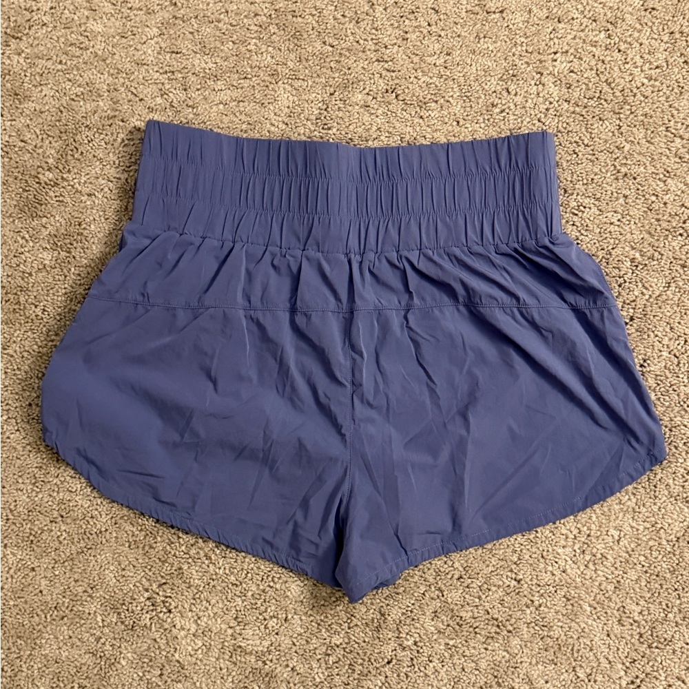 Joy Lab Athletic Shorts Women size Medium Purple High Waist Running Shorts - Picture 2 of 6